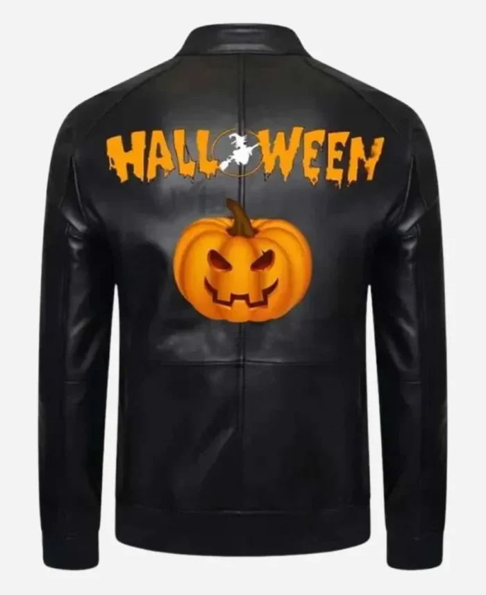 Halloween Motorcycle Leather Jacket