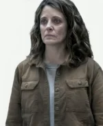 Hanrahan Tv Series The Last of Us 2025 Alanna Ubach Brown Cotton Jacket