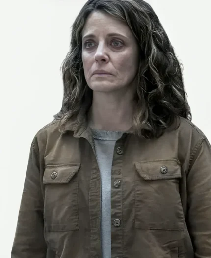 Hanrahan Tv Series The Last of Us 2025 Alanna Ubach Brown Cotton Jacket