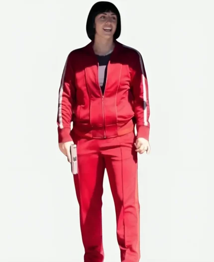 Hawkeye Mafia Costume Red Tracksuit