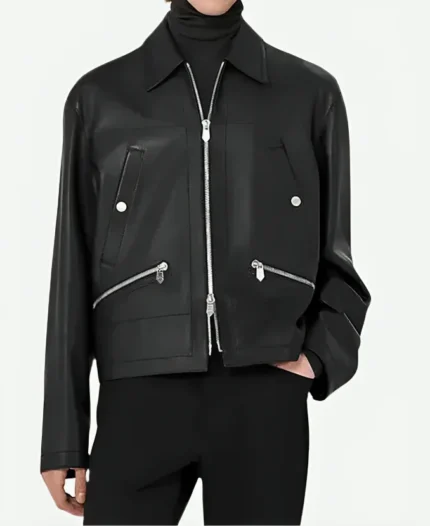 Hermès Leather Jacket