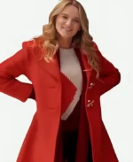 Holiday Touchdown A Chiefs Love Story Alana Higman Hunter King Red Wool Coat