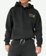 Hollister Relaxed Oracle Red Bull Racing Black Graphic Hoodie