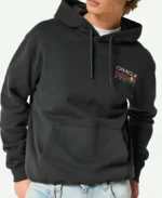 Hollister X Relaxed Oracle Red Bull Racing Graphic Black Pullover Hoodie