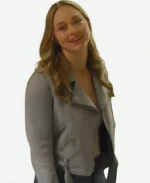 Hustlers Take All 2024 Kyla Burke Blue Leather Jacket