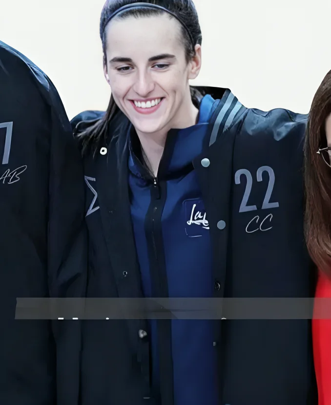 Indiana Fever All-Stars Caitlin Clark 2025 Bomber Jacket Indiana Fever All-Stars Caitlin Clark 2025 Bomber Jacket
