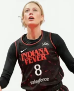 Indiana Fever Sophie Cunningham Stranger Things Black Jersey