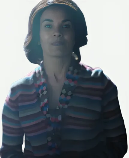 Janet Ottinger Wednesday S02 Striped Sweater