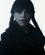 Jenna Ortega Tv Series Wednesday Season 02 Black Puffer-Style Vest