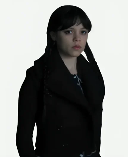 Jenna Ortega Wednesday S02 Black Quilted Vest