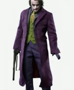 Joker Joaquin Phoenix Suede Leather Trench Coat