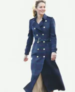 Kate Middleton Double Breasted Holland Cooper Tartan Plaid Coat
