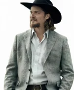 Kayce Dutton TV Series Yellowstone Grey Wool Blazer