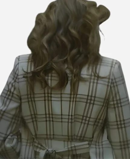 Kyla Burke Movie Hustlers Take All 2024 White Plaid Blazer For Sale