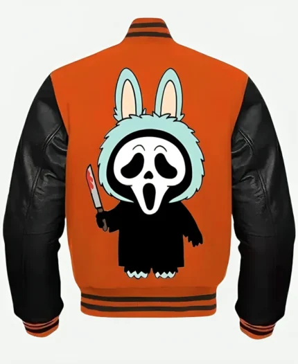 Labooboo x Ghostface Varisity Jacket For Halloween For Unisex