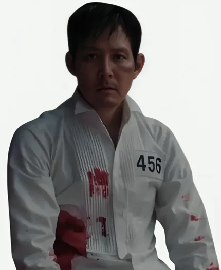 Lee Jung-Jae Squid Game S03 White Shirt