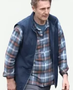 Liam Neeson Movie Ice Road Vengeance 2025 Mike McCann Blue Vest