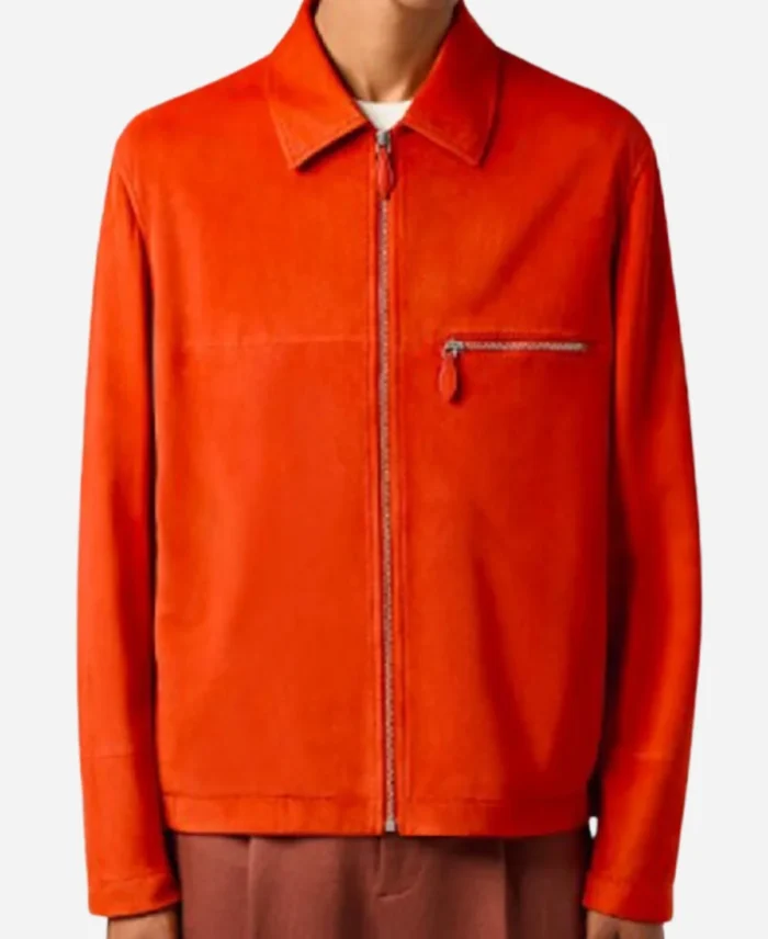 Lionel Richie American Idol Orange Suede Jacket
