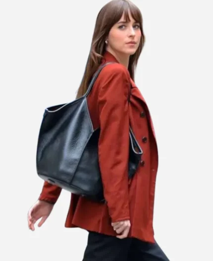 Materialists Dakota Johnson Red Blazer