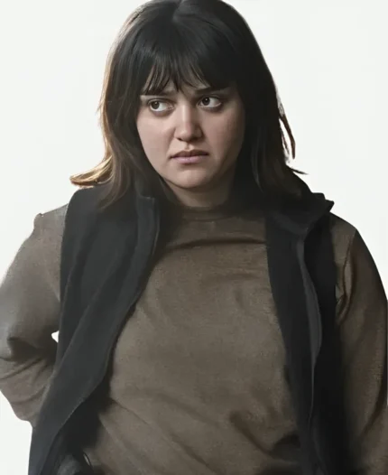 Mel The Last of Us 2025 Ariela Barer Black Vest