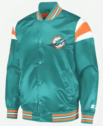 Miami Dolphins Satin Jacket
