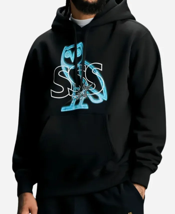OVO Scarborough Shooting Stars Galaxy Pullover Hoodie