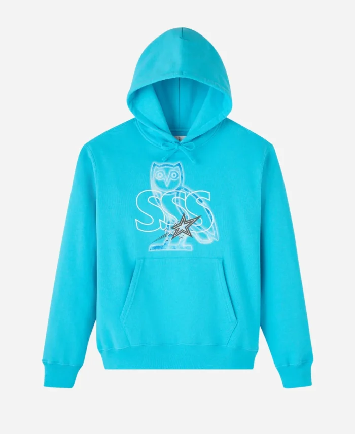 OVO x Scarborough Shooting Stars Fleece Galaxy Print Hoodie