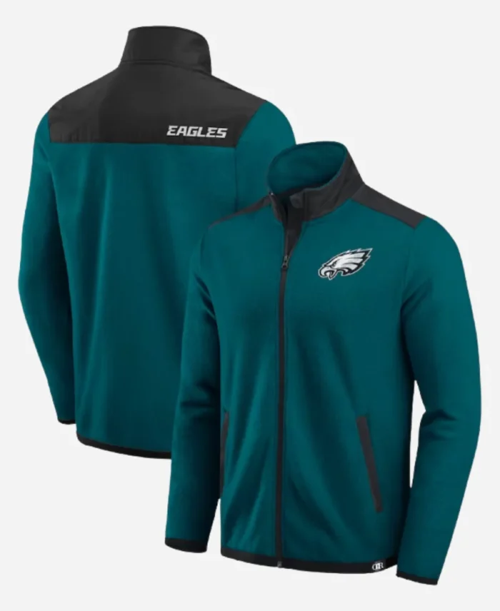 Philadelphia Eagles Polar Fleece Color Block Jacket