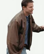 Roofman 2025 Channing Tatum Brown Leather Jacket
