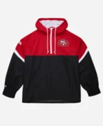 San Francisco 49ers Tie Breaker Half-Zip Anorak Jacket