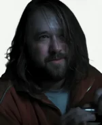 Serial Killer Haley Joel Osment Wednesday Season 02 Burnt Orange Velour Track White Piping Jacket