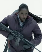 The Last of Us S02 Rutina Wesley Purple Jacket