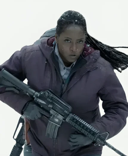 The Last of Us S02 Rutina Wesley Purple Jacket