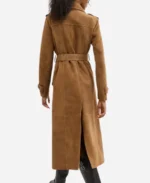 The Today Show 2025 Cynthia Erivo Suede Trench Coat