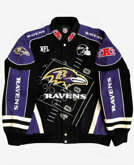 Unisex Baltimore Ravens Bomber Jacket For Sale