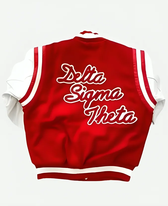 Unisex Delta Sigma Theta Greek Varsity Jacket For Sale Unisex Delta Sigma Theta Greek Varsity Jacket For Sale