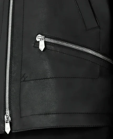 Unisex Hermès Leather Bomber Jacket For Sale
