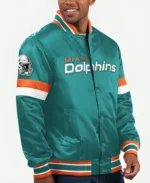 Unisex Miami Dolphins Satin Jacket For Sale
