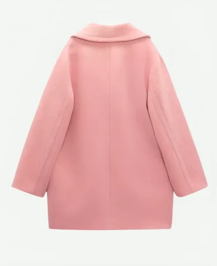 Wednesday Enid Sinclair Pink Coat