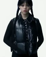 Wednesday S02 Goody Addams Black Puffer Vest