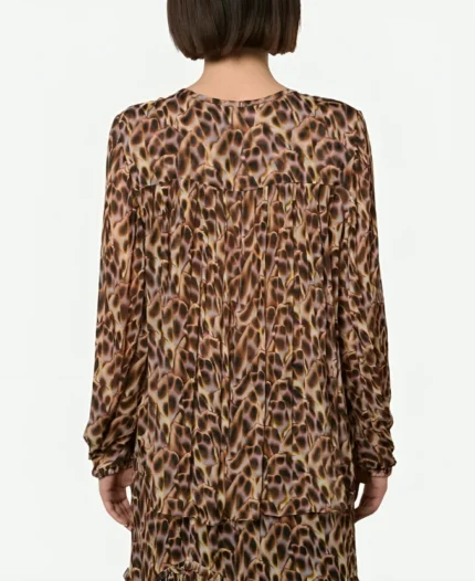 Wednesday S02 Isadora Capri Leopard Print Dress