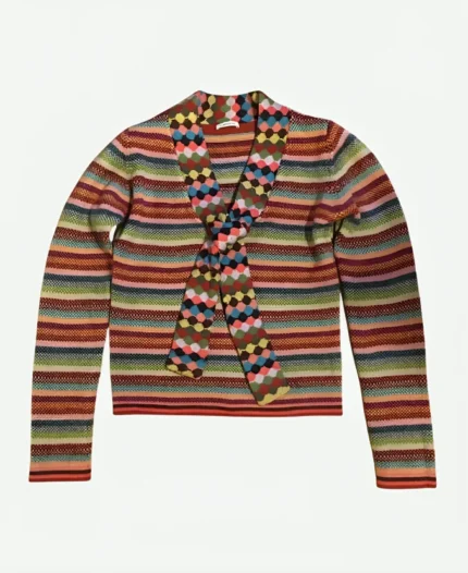 Wednesday S02 Janet Ottinger Striped Sweater