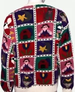 Wednesday S02 Multicolor Crochet Patchwork Cardigan