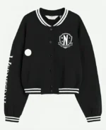 Wednesday Varsity Black Jacket