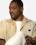 Will Smith E! News 2024 Beige Shirt For Sale