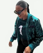 Women’s Philadelphia Eagles Green Sequin Jacket For Sale