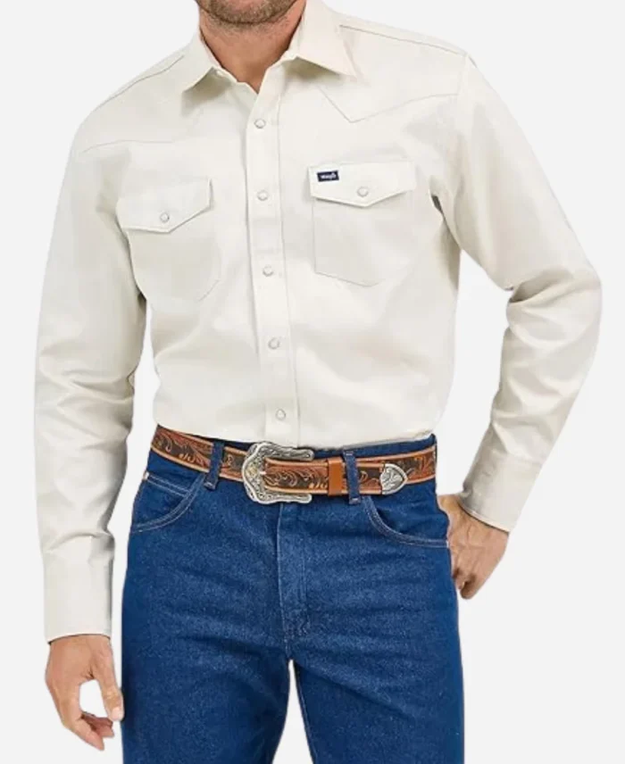 Yellowstone S05 Kayce Dutton White Shirt