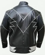 Zoom Logo Hunter Zolomon Black Leather Jacket