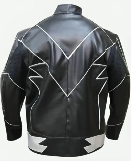 Zoom Logo Hunter Zolomon Black Leather Jacket