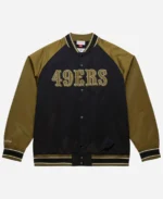 49ers Mitchell & Ness Double Clutch Raglan Jacket